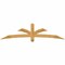 Ekena Millwork Davenport Rough Sawn Timber Gable Bracket, Western Red Cedar, 84"W x 21"H x 4"D x 4"F, 6/12 Pitch GBW084X21X0404DAV00RWR - alternate 1